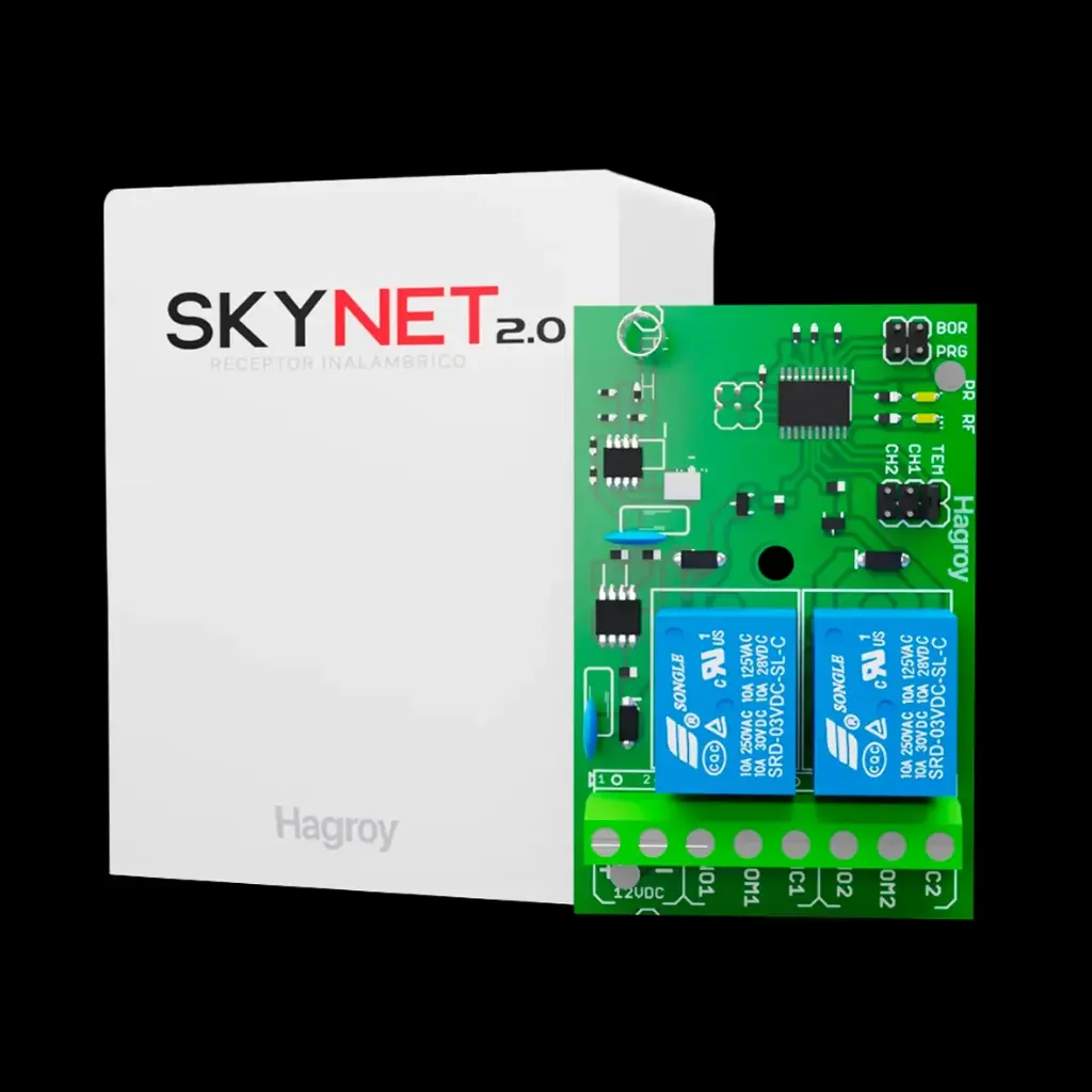 KIT SKYNET DE 2 CANALES PLUS CON LLAVERO