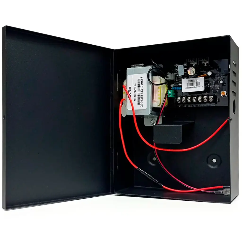 FUENTE TIPO UPS 220VAC / SALIDA 12VDC 5AMP P-1205-B3 ZKTECO (No Inc Batería)
