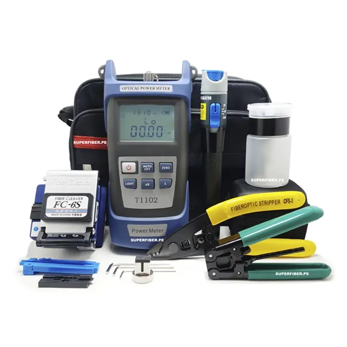 KIT DE HERRAMIENTAS PARA FIBRA OPTICA