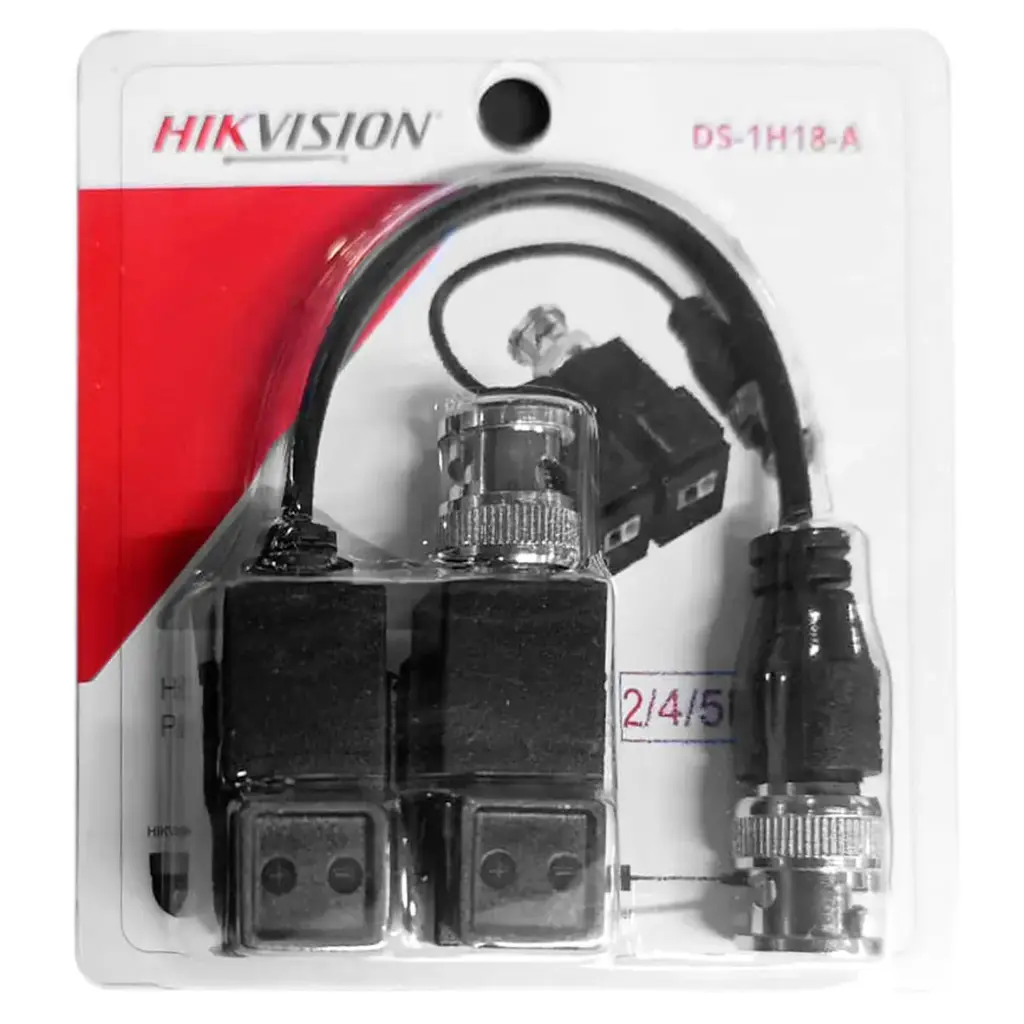 VIDEO BALUN CERTIFICADO HIKVISION HK-DS-1H18-A