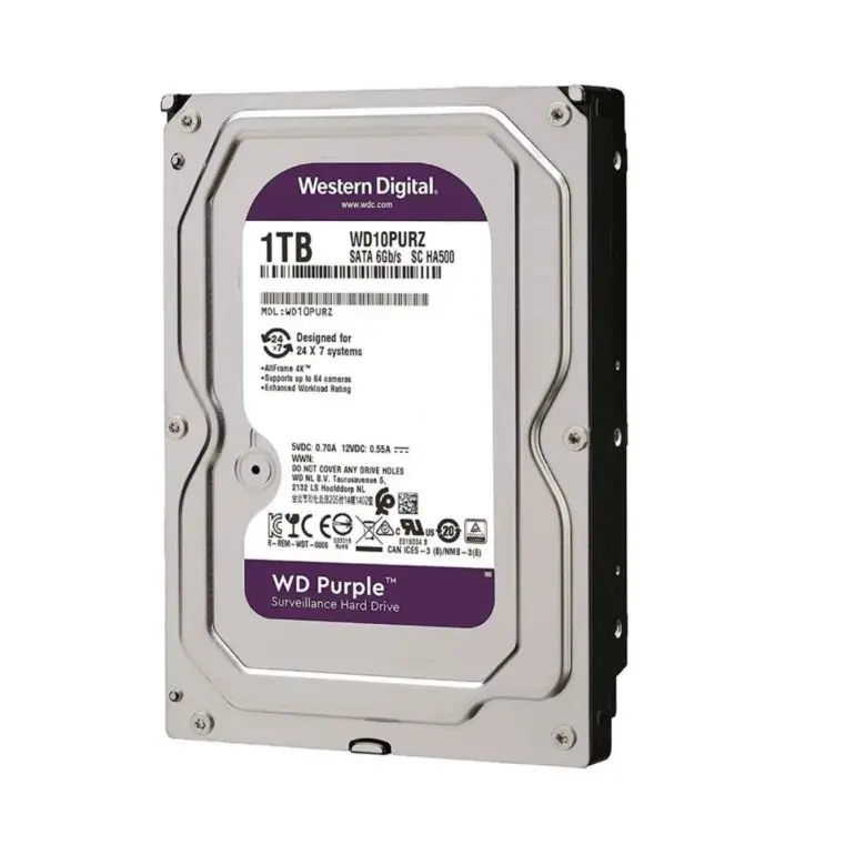 DISCO DURO DE 1TB WESTERN DIGITAL PURPURA PARA CCTV