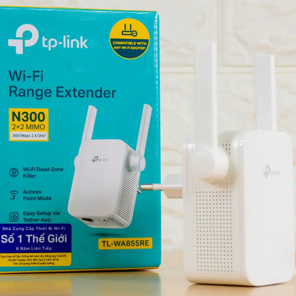 EXTENSOR DE COBERTURA WIFI 300Mbps TL-WA855RE TP LINK