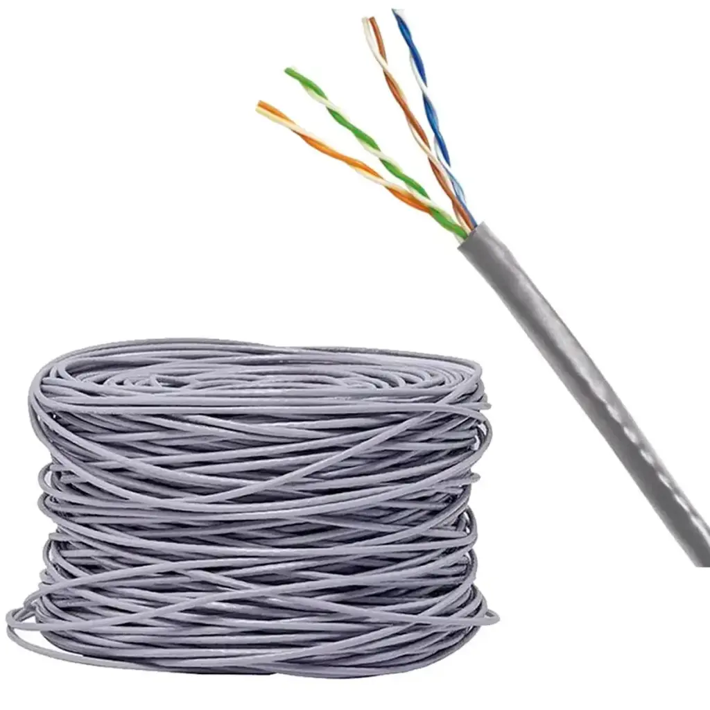 CABLE UTP CAT5E 4 PARES HIKVISION COBRE PURO POR METRO