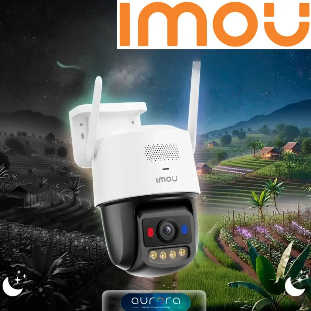 CAMARA IMOU TITAN PRO 6MP 3K+ EXTERIOR WIFI 2.4/5GHz | POE | TECNOLOGIA AURORA | IPC-U7LN-6V0NE-IMOU