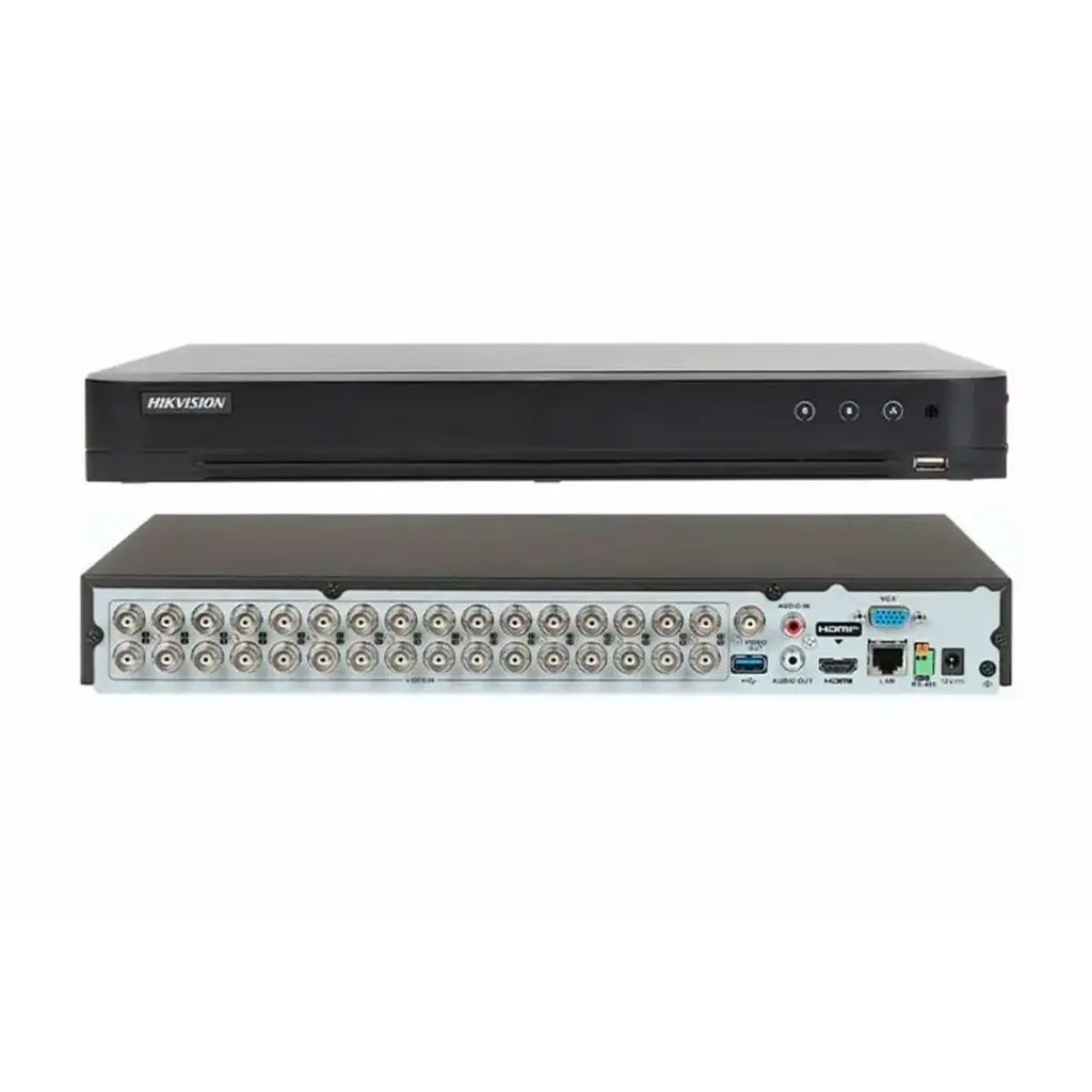 DVR 32CH FULL HD 5MP Lite HQHI HIKVISION ACUSENSE CON ANALITICA iDS7232HQHI-M2/XT