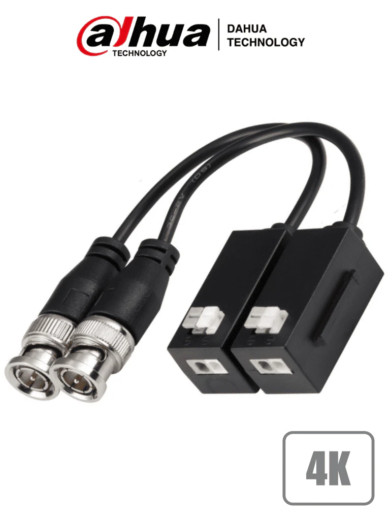 VIDEO BALUN CERTIFICADO 4K DAHUA DH-PFM800B-4K