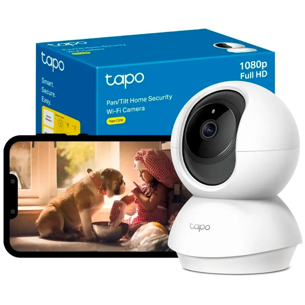 CAMARA DOMO INTERIOR 360 TAPO C200 FULL HD 2MP WIFI | IR 10M