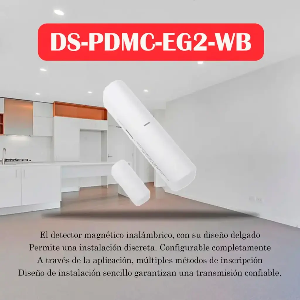 SENSOR MAGNETICO INALAMBRICO AX PRO HK-DS-PDMC-EG2-WB HIKVISION