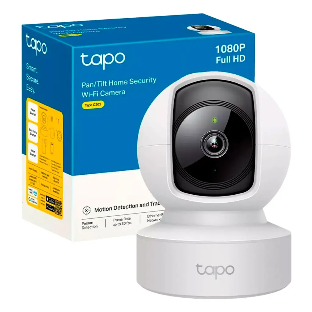 CAMARA DOMO INTERIOR 360 TAPO C202 FULL HD 2MP IP/WIFI