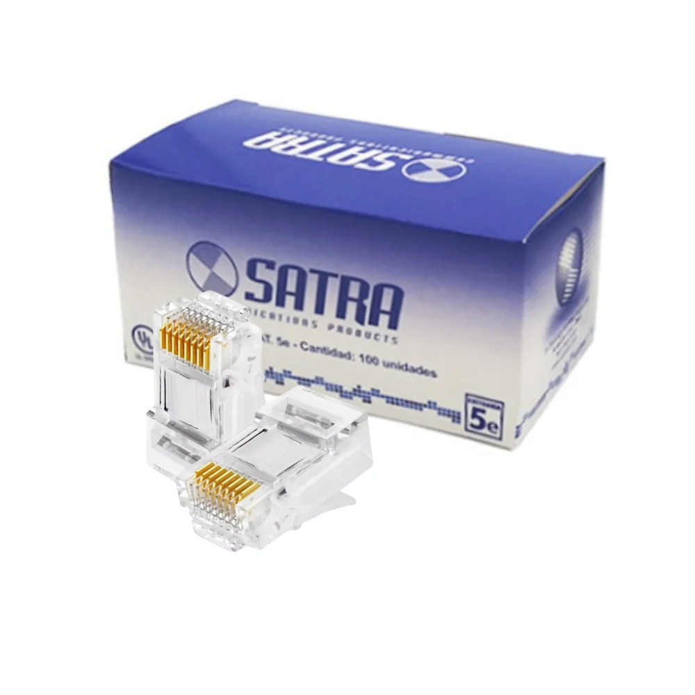 CAJA CONECTORES RJ45 CAT5E SATRA