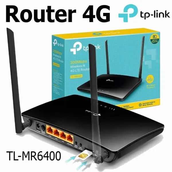 ROUTER 4G WIFI 300Mbps LIBERADO TODO OPERADOR TL-MR6400 APAC TP LINK