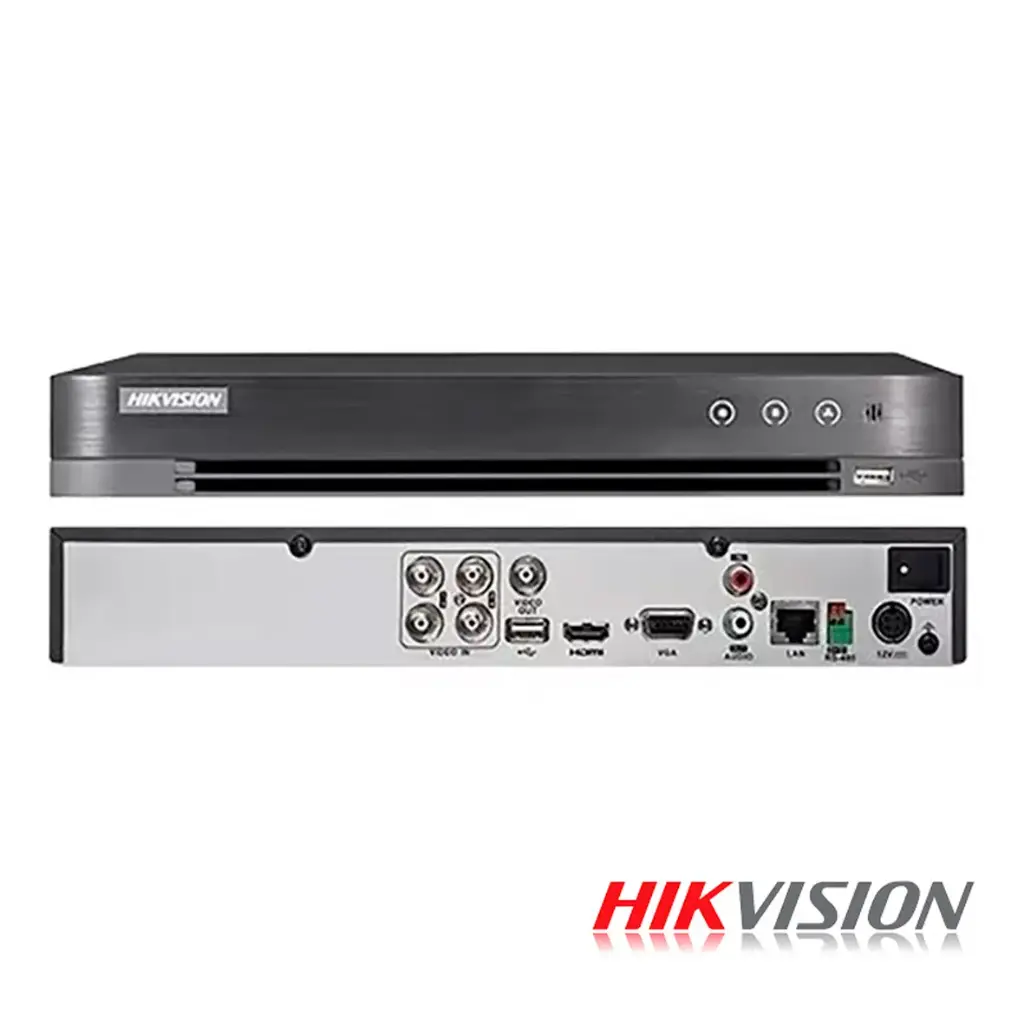 DVR 4CH FULL HD HQHI HIKVISION ACUSENSE CON ANALITICA iDS7204HQHI-M1/XT