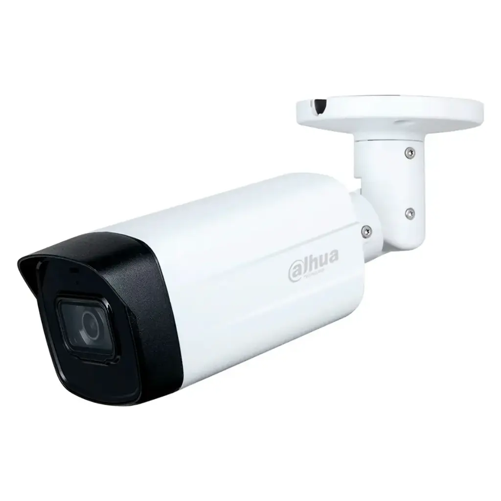 CAMARA TUBO EXTERIOR 2MP IR80M DH-HAC-HFW1200THN-I8-A CON AUDIO DAHUA