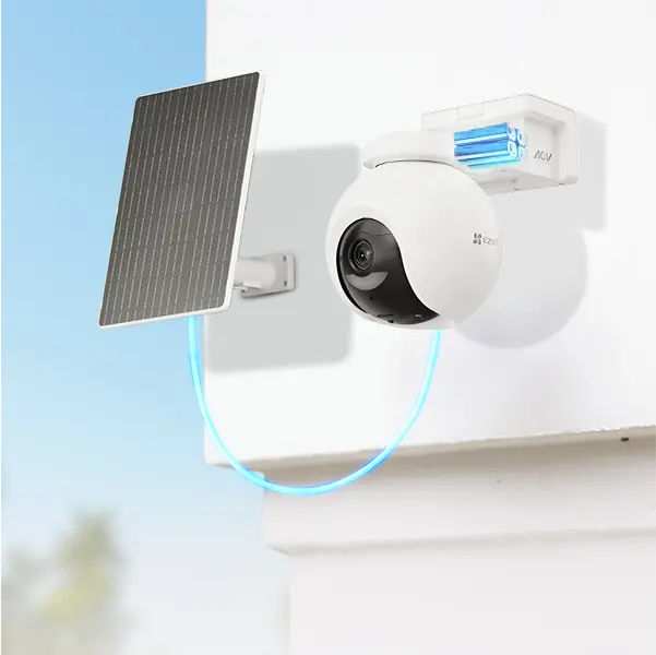 CAMARA EZVIZ CB8 4K CON PANEL SOLAR Y BATERIA 10,400MAH WIFI CS-CB8-R200(4K)/SP