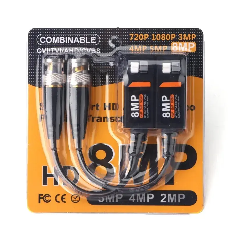 VIDEO BALUN PRESION 5MP HASTA 8MP YUS