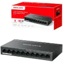 SWITCH POE DE 8 PUERTOS 10/100Mbps Long Range Poe+ 250m + 2 Puertos Uplink | Metalico | 65W MS110P MERCUSYS
