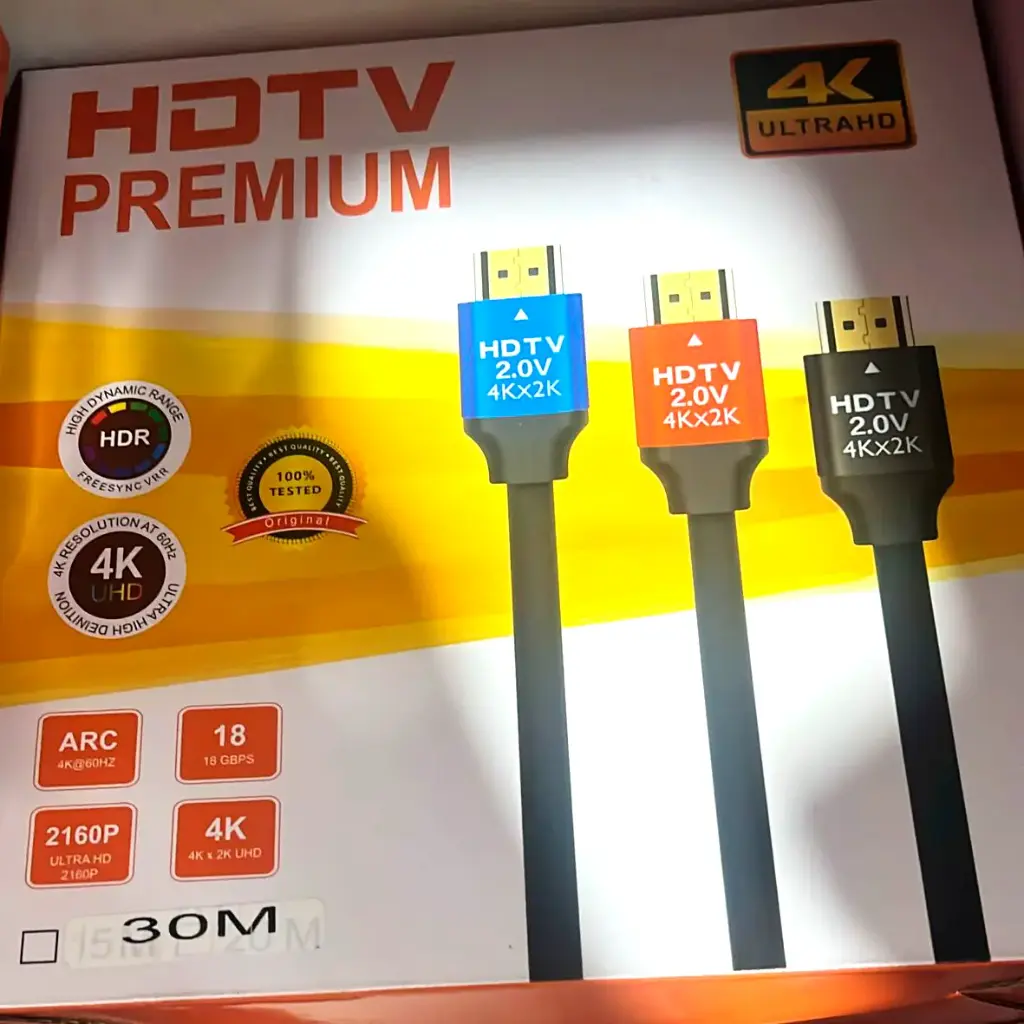 CABLE HDMI 2.0 4K ULTRA HD DE 30M