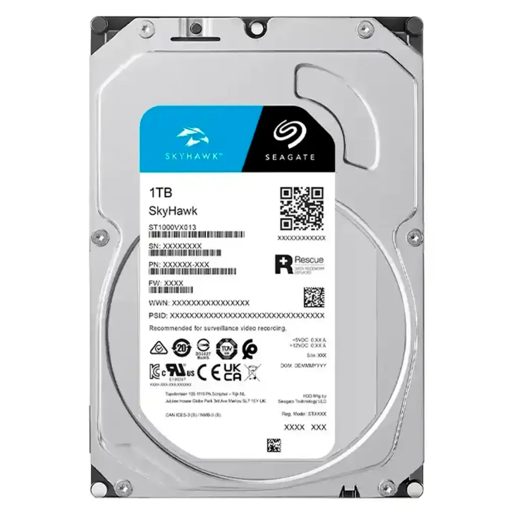 DISCO DURO DE 1TB SEAGATE SKYHAWK PARA CCTV