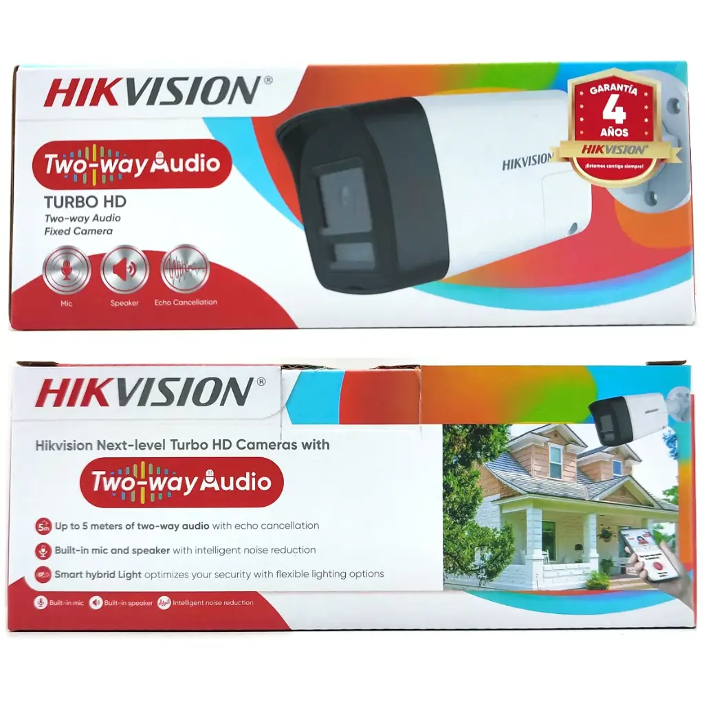 CAMARA TUBO AUDIO 2MP BIDIRECCIONAL -HK-DS2CE16D0T-LPTS HIKVISION