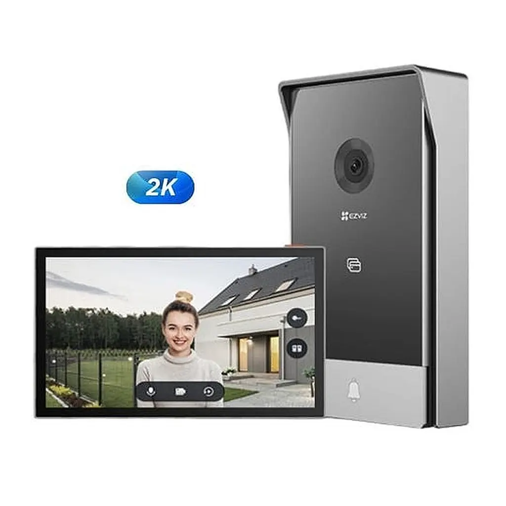 VIDEO PORTERO INTELIGENTE 7" WIFI 3MP 2.4GHZ Y 5GHZ CS-HP7-R101-1W2TFC EZVIZ