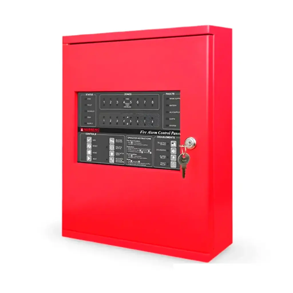 PANEL DE INCENDIO CONVENCIONAL 8 ZONAS NUMENS 