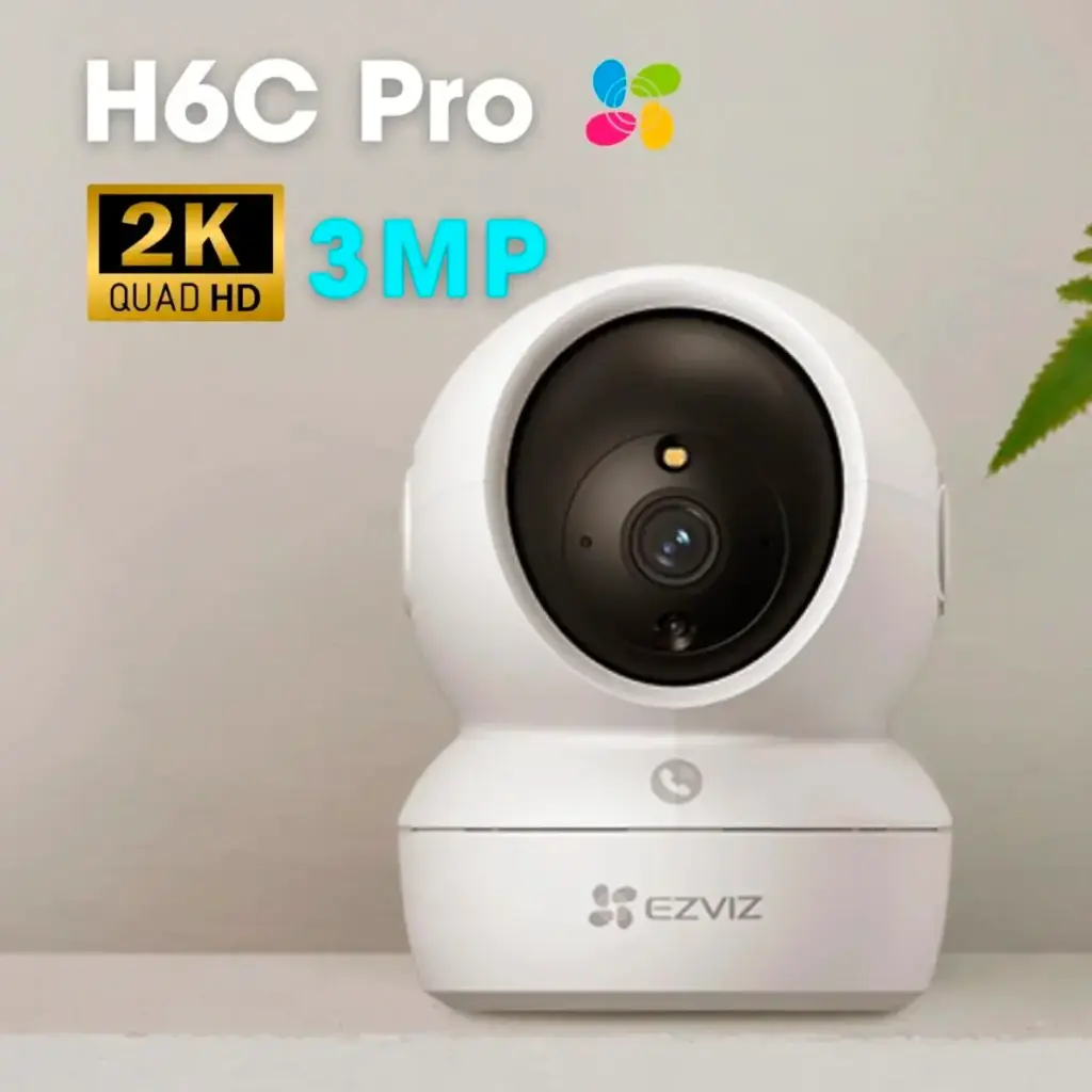 CAMARA EZVIZ H6C 2K 3MP WIFI GIRATORIA