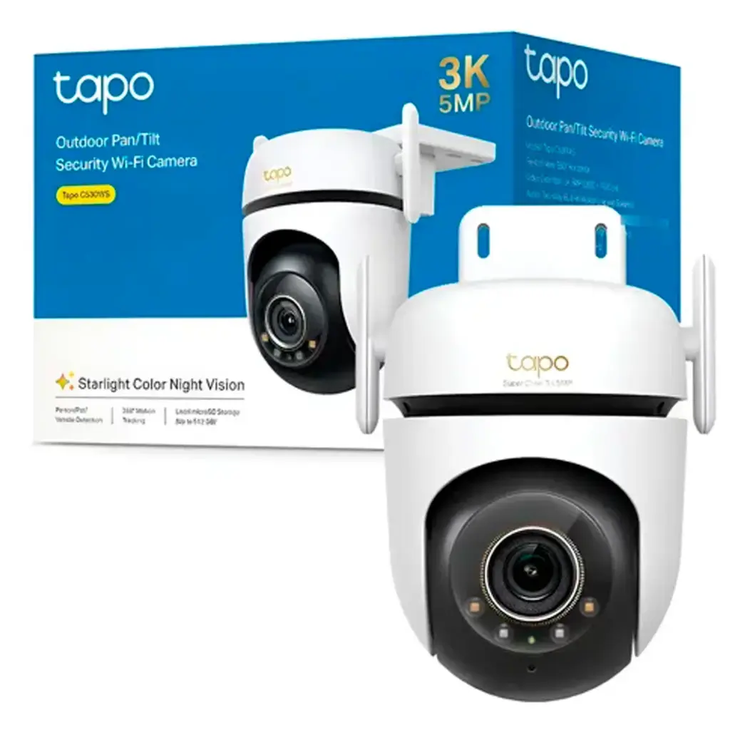 CAMARA DOMO EXTERIOR 360 TAPO C530WB 5MP WIFI STARLIGHT COLOR NIGHT VISION IP/WIFI