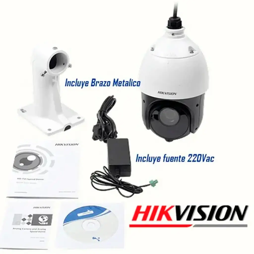 CAMARA DOMO PTZ 25X ANALOGA 4MP 100 METROS HK-DS2AE4425ITG