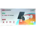 CAMARA TUBO SOLAR 4G DE 4MP CON PANEL SOLAR 8W 9000 mAh MICROFONO Y ALTAVOZ HIKVISION HK-DS-2CFS04/4G