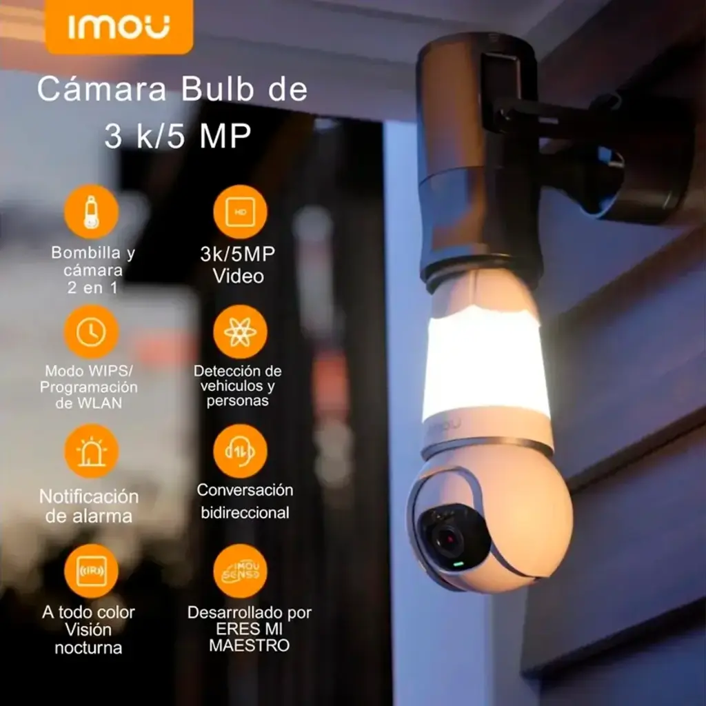 CAMARA FOCO WIFI 3K 5MP IMOU