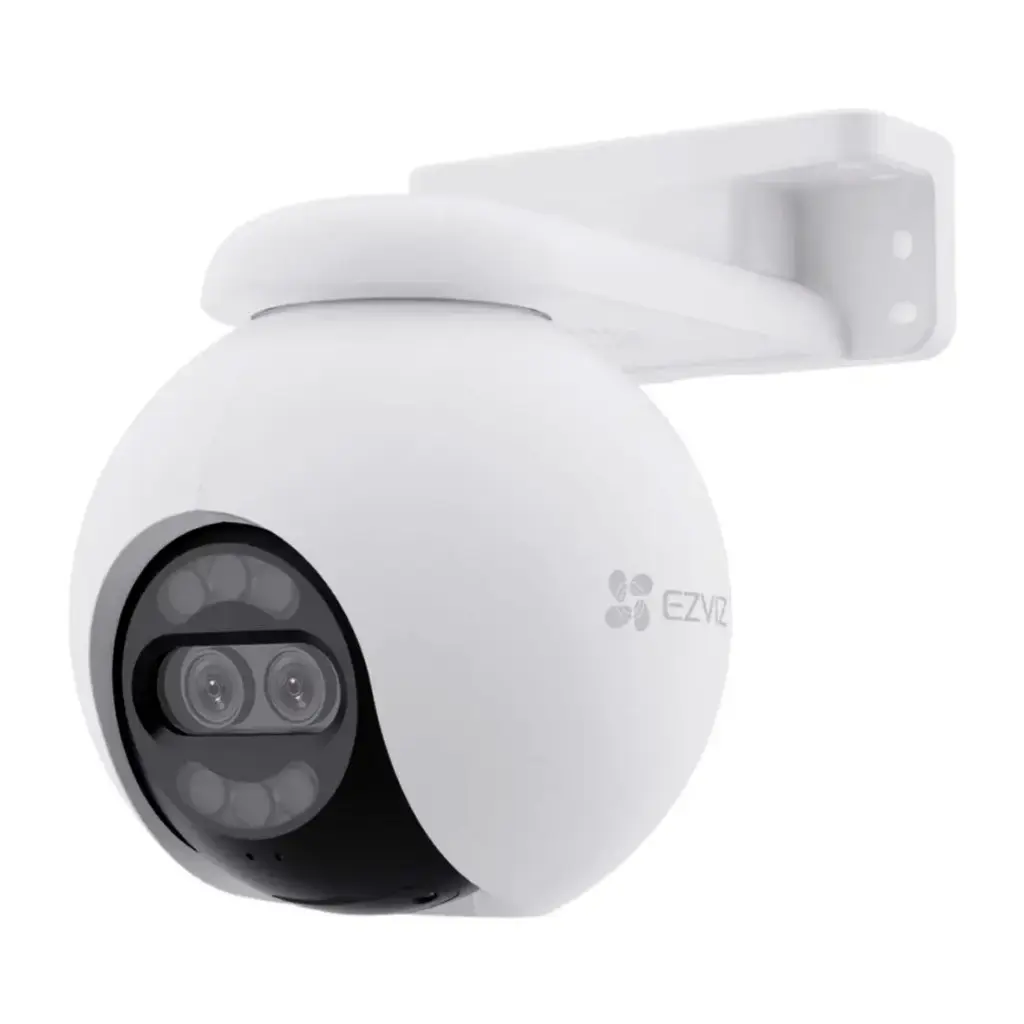CAMARA H80X PT DUAL 4K + 2MP CON SEGUIMIENTO Y AMPLIACION AUTOMATICA | GRAN ANGULAR | IA | BIDIRECCIONAL Y ALARMA | MODO PATRULLA CS-H80X-R100-8G82WKFL