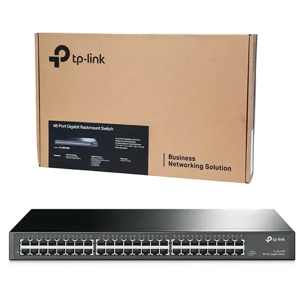 SWITCH DE 48 PUERTOS GIGABIT METALICO RACKEABLE TP-SG1048 TP-LINK