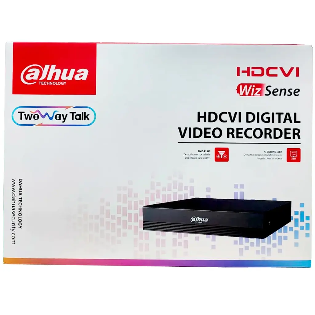 GRABADOR XVR 8CH DAHUA COOPER PENTA HIBRIDO WIZSENSE | 1 BAHIA PARA HDD | SOPORTA BIDIRECCIONAL DH-XVR1B08-I/T 