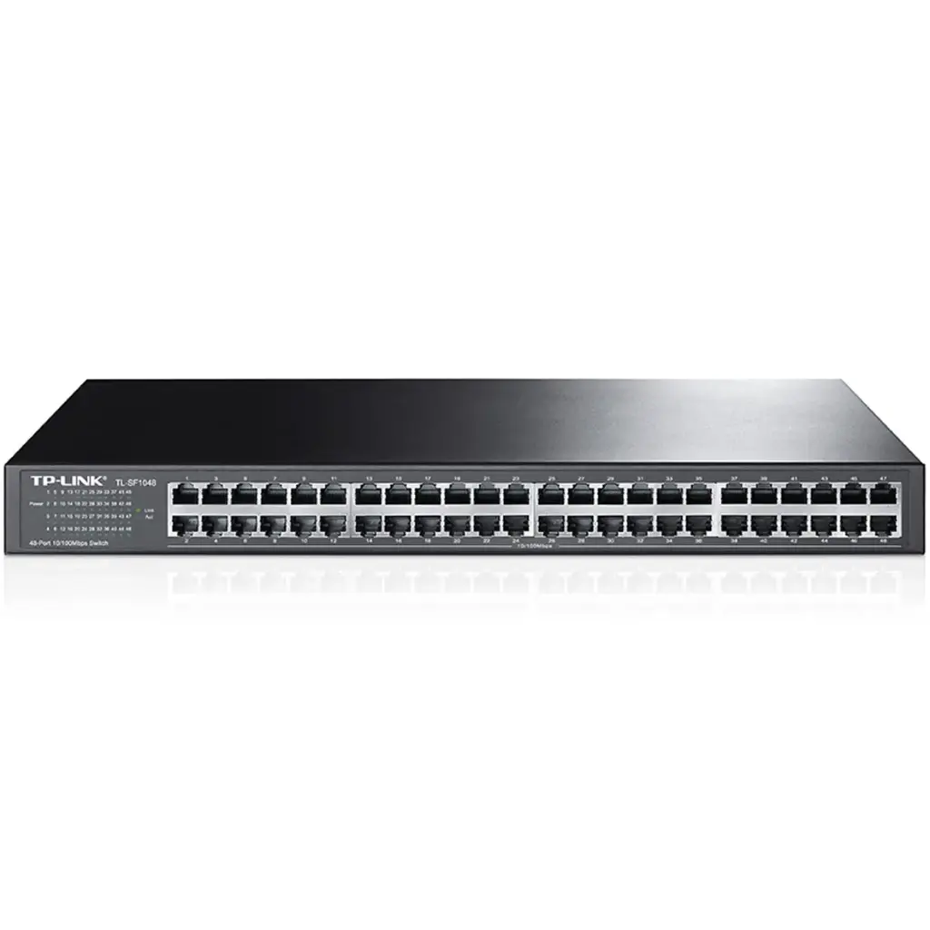 SWITCH DE 48 PUERTOS 10/100 METALICO RACKEABLE TP-SF1048 TP-LINK