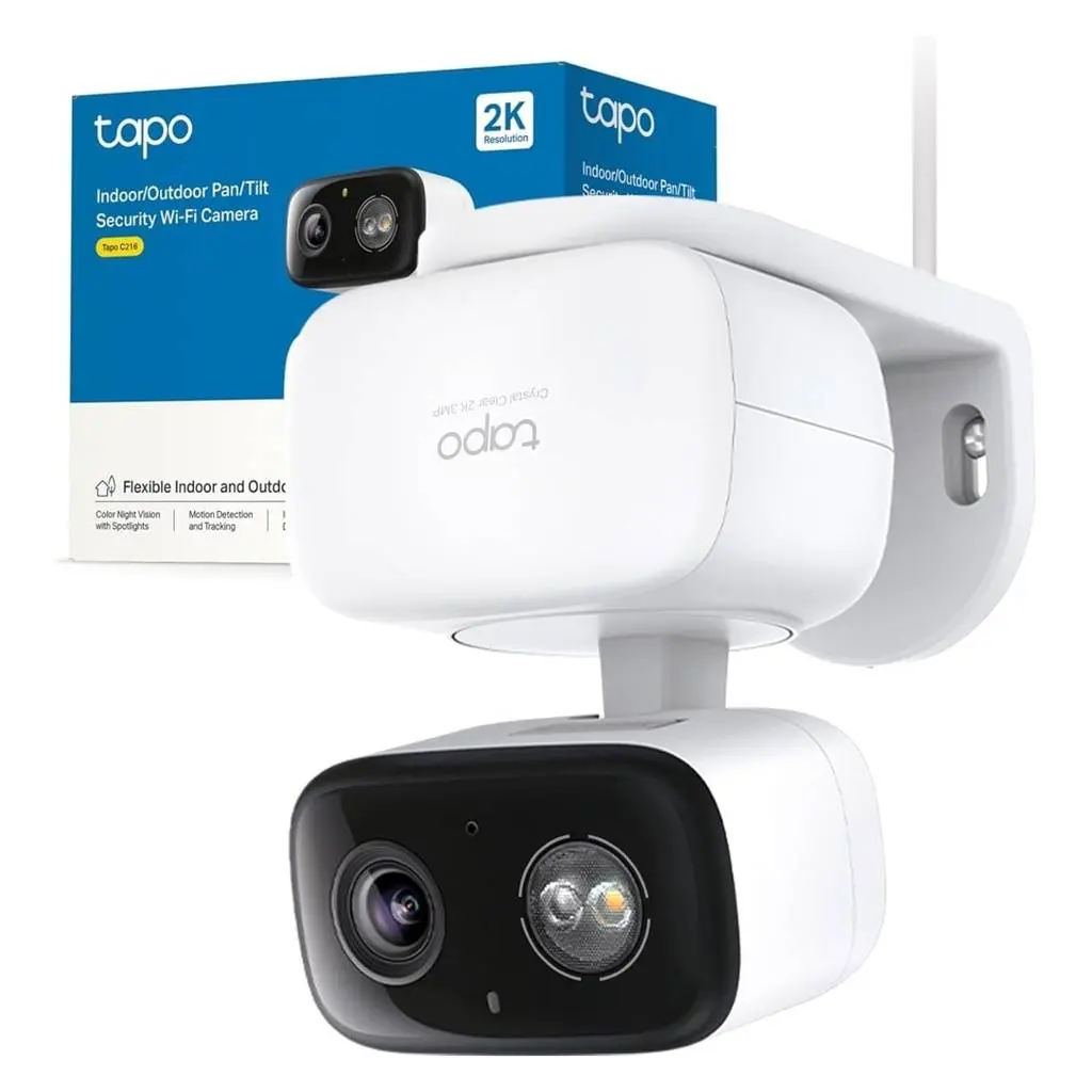 CAMARA DOMO INTERIOR/EXTERIOR 360 TAPO C216 2K 3MP WIFI | IR 10M A COLORES