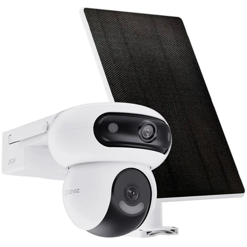 CAMARA SOLAR HB90 DOBLE GIRATORIA 2K+ 4MP&4MP CON PANEL SOLAR EZVIZ