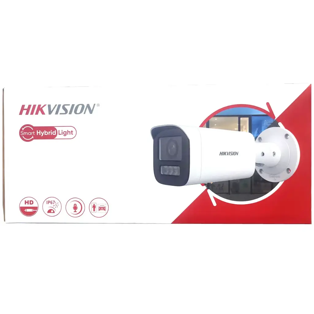 CAMARA TUBO IP 2MP SMARTHYBRID VARIFOCAL MOTORIZADA EXTERIOR CON AUDIO | WDR | DETECCION PERSONAR Y VEHICULOS HK-DS2CD1623G2-LIZU HIKVISION