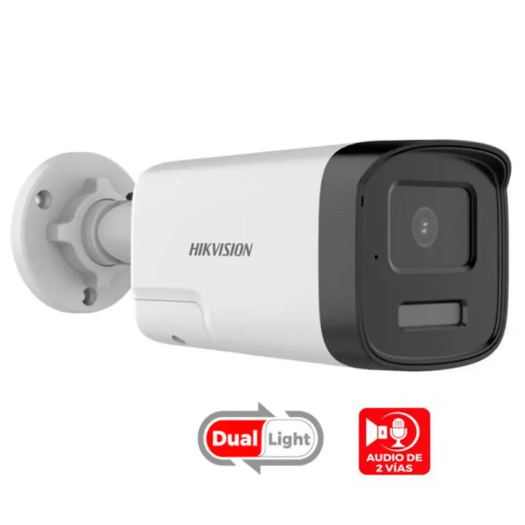 CAMARA TUBO 8MP 4K SMARTHYBRID CON AUDIO BIDIRECCIONAL HK-DS2CE16U0T-LPTS HIKVISION