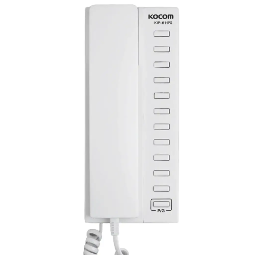 INTERCOMUNICADOR ANALOGICO PARA OFICINA DE 11 PUNTOS KOCOM BELCOM KIP-611PG