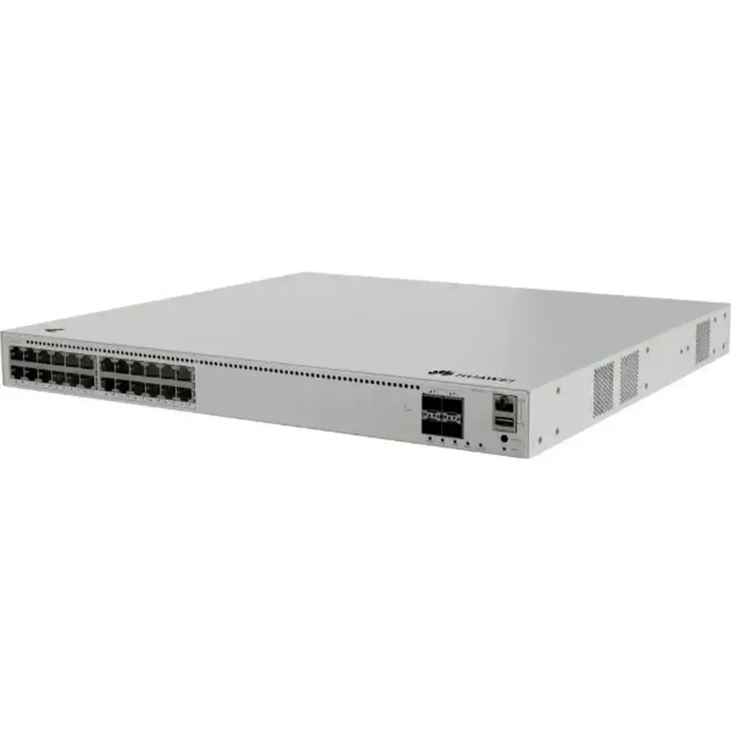 HUAWEI eKitEngine SWITCH S310-24PN4X, 24x10/100/1000 2.5GBASE-T PORTS (400W PoE+), 4x10GE SFP+ Ports, Built-In AC POWER