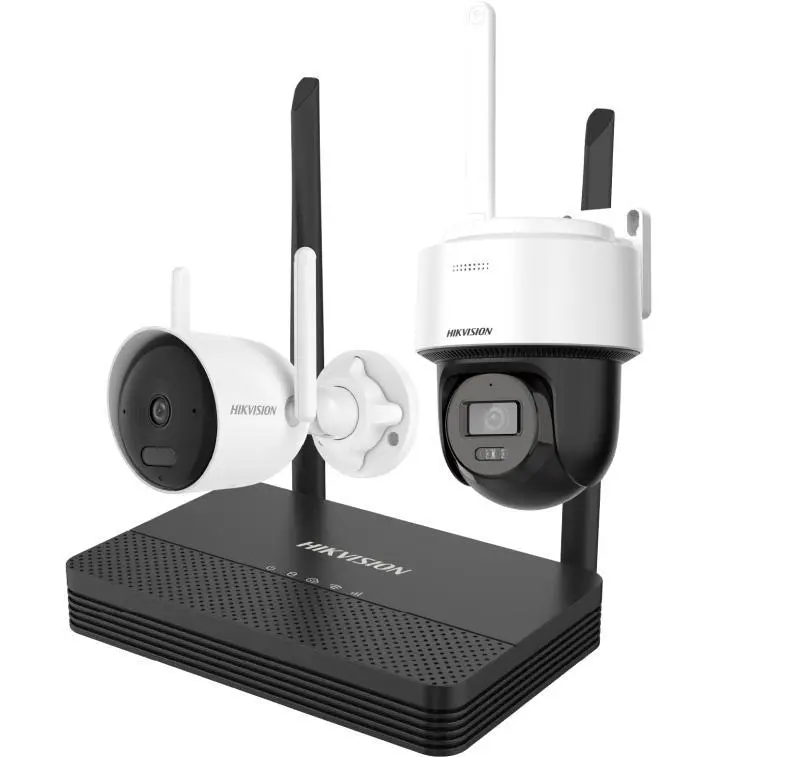 EASYLINK KIT WIFI 6 CON NVS + CAMARA PT DOMO 4MP EXT + CAMARA BULLET 4MP HK-NKS424WBPH