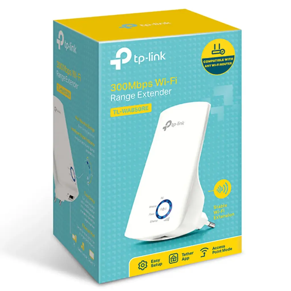 REPETIDOR ACCES POINT N300 TL-WA850RE | CON APP TETHER TP LINK