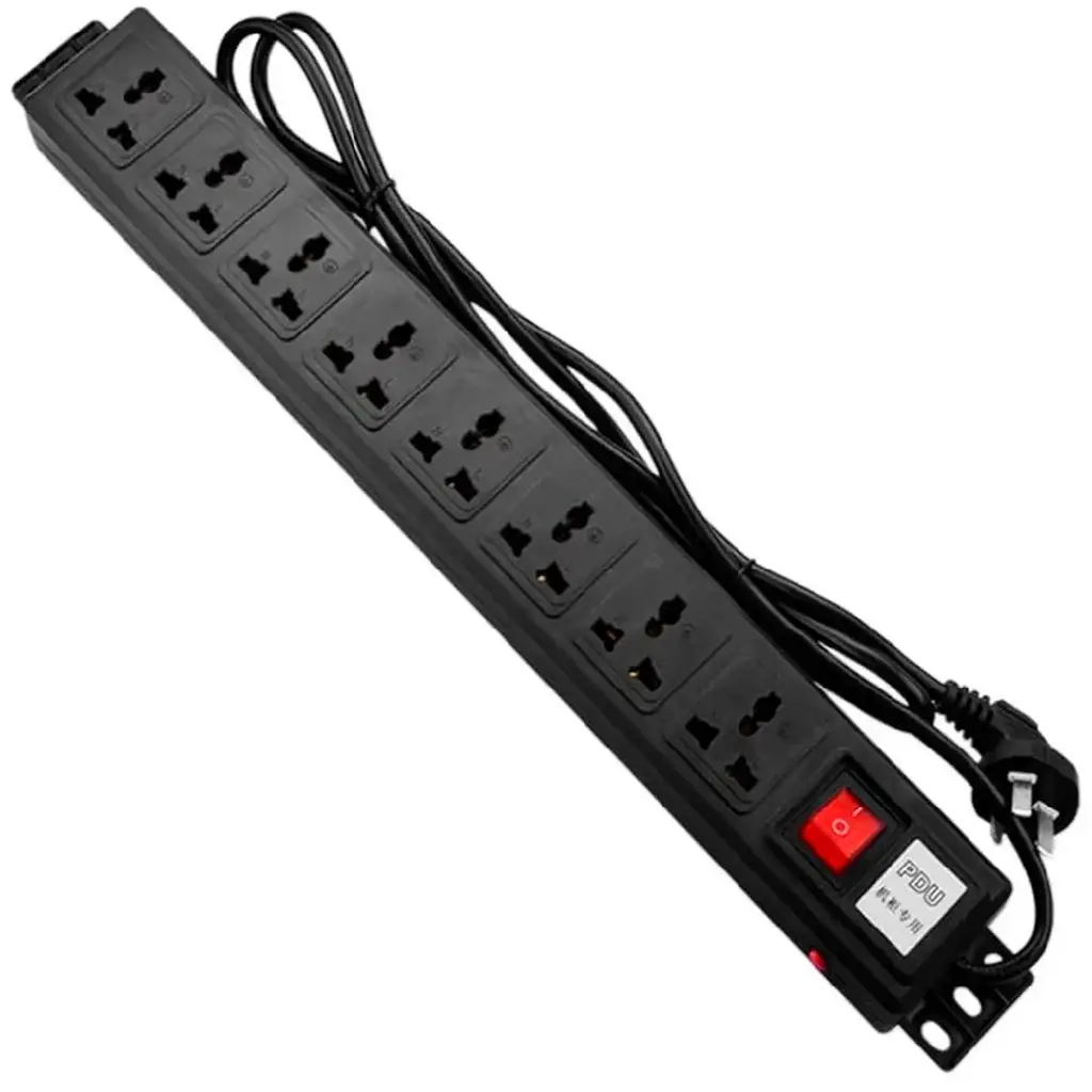 REGLETA DE 8 ENTRADAS CON PROTECCION 220V XT-PDU-UN8