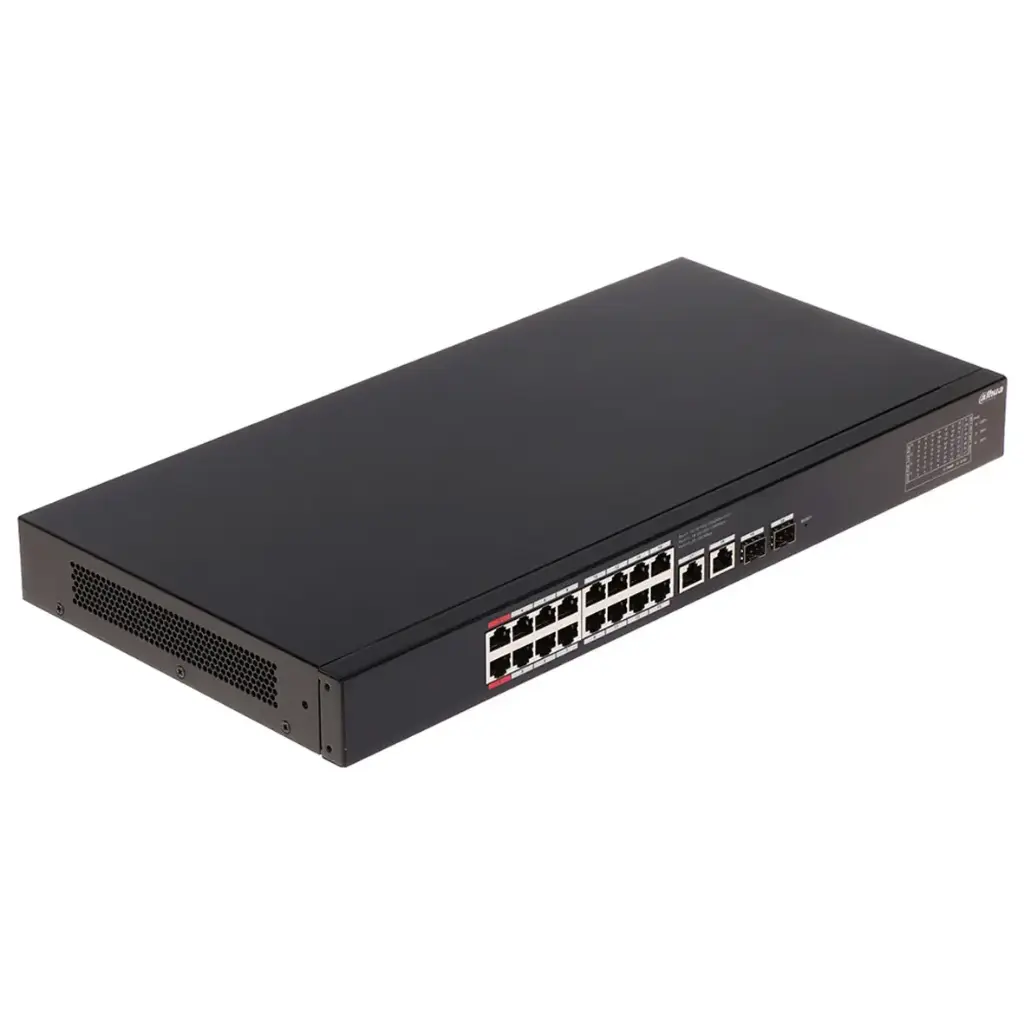 SWITCH POE CLOUD (DOLYNK) L2 GIGABIT 28P (24P POE + 2P UPLINK RJ45 + 2P SFP), 375W (P1-2 90W) DAHUA DH-CS4228-24GT-375
