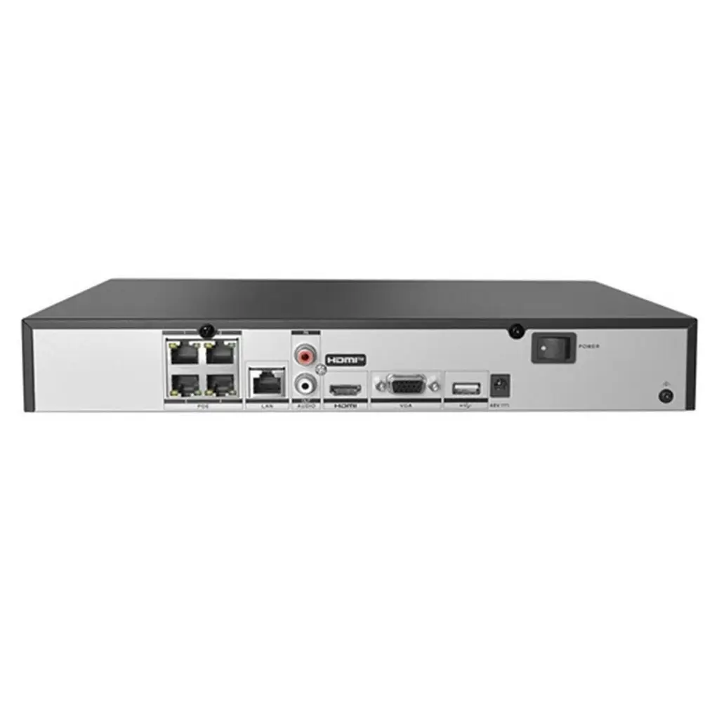 NVR 4CH 4K ACUSENSE 1 SATA 1U CON POE DE 4 CH HIKVISION HK-DS7604NXI-K1/4P