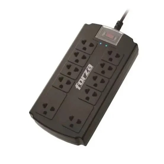 SUPRESOR DE PICOS 10 TOMAS NEMA4 - 220V FORZA FZ-FSP-10UN