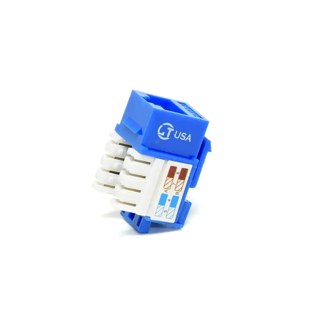 JACK RJ45 CAT6 MODULAR AZUL LT-USA