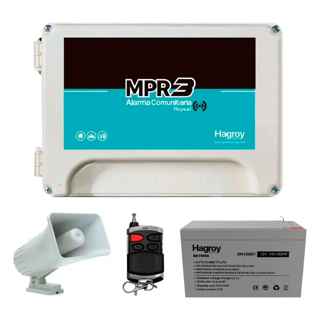 KIT ALARMA COMUNITARIA MPR3 HAGROY
