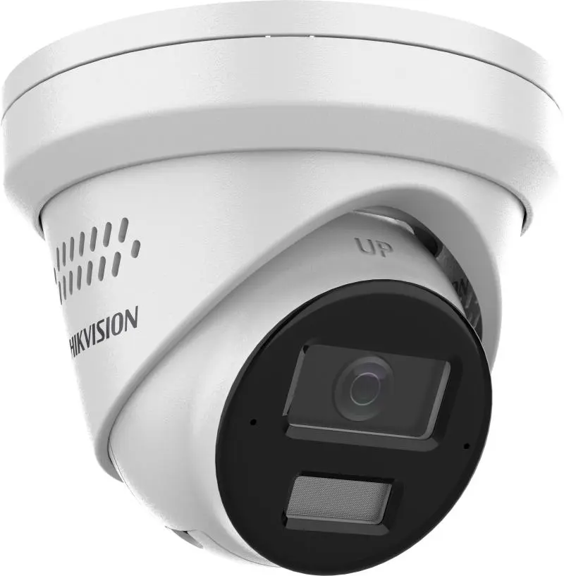 CAMARA IP DOMO FIJA DE 8MP CON LUZ ESTROBOSCÓPICA ACUSENSE, ADVERTENCIA SONORA Y LUZ HÍBRIDA INTELIGENTE DS-2CD2383G2-LI2U/SRB HIKVISION