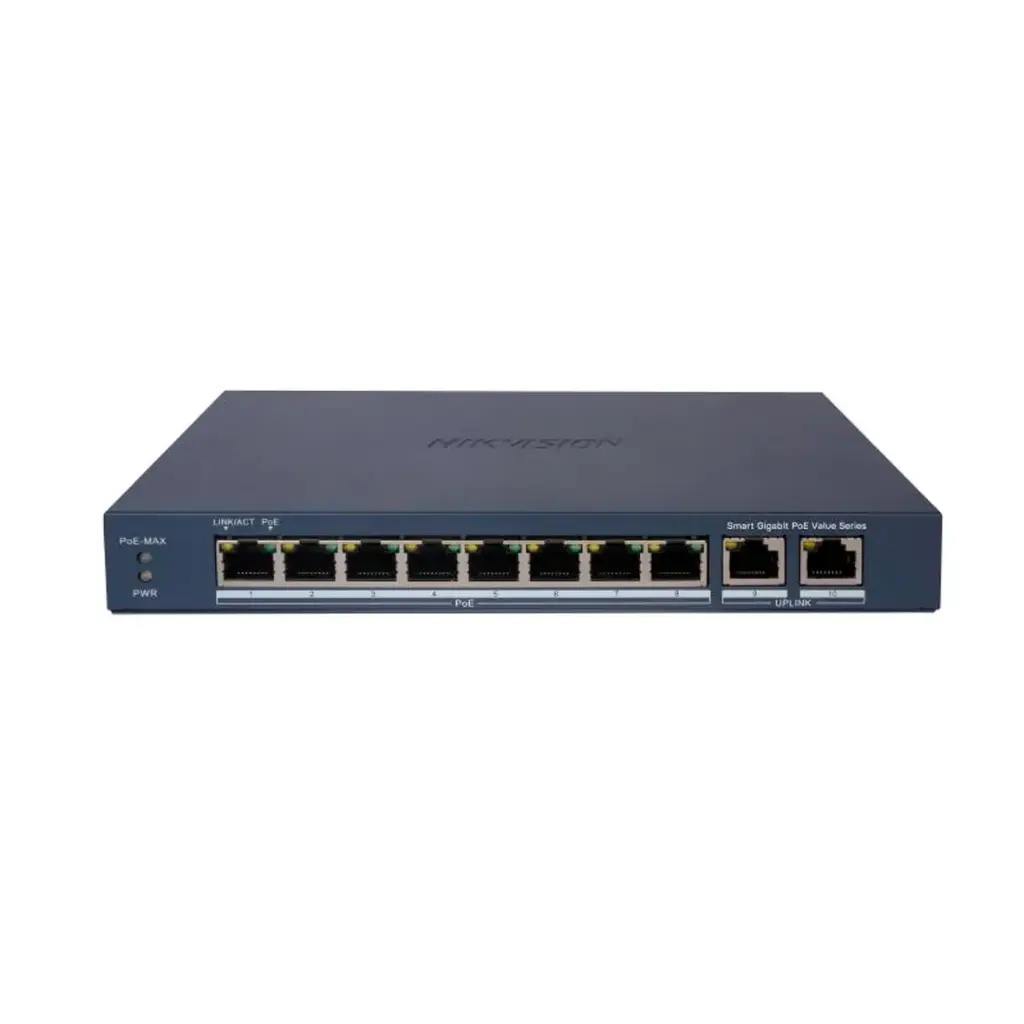 SWITCH ADMINIS 8 POE ALL 1000M (1G) + 2 UP RJ45 GIGABITE - 110W